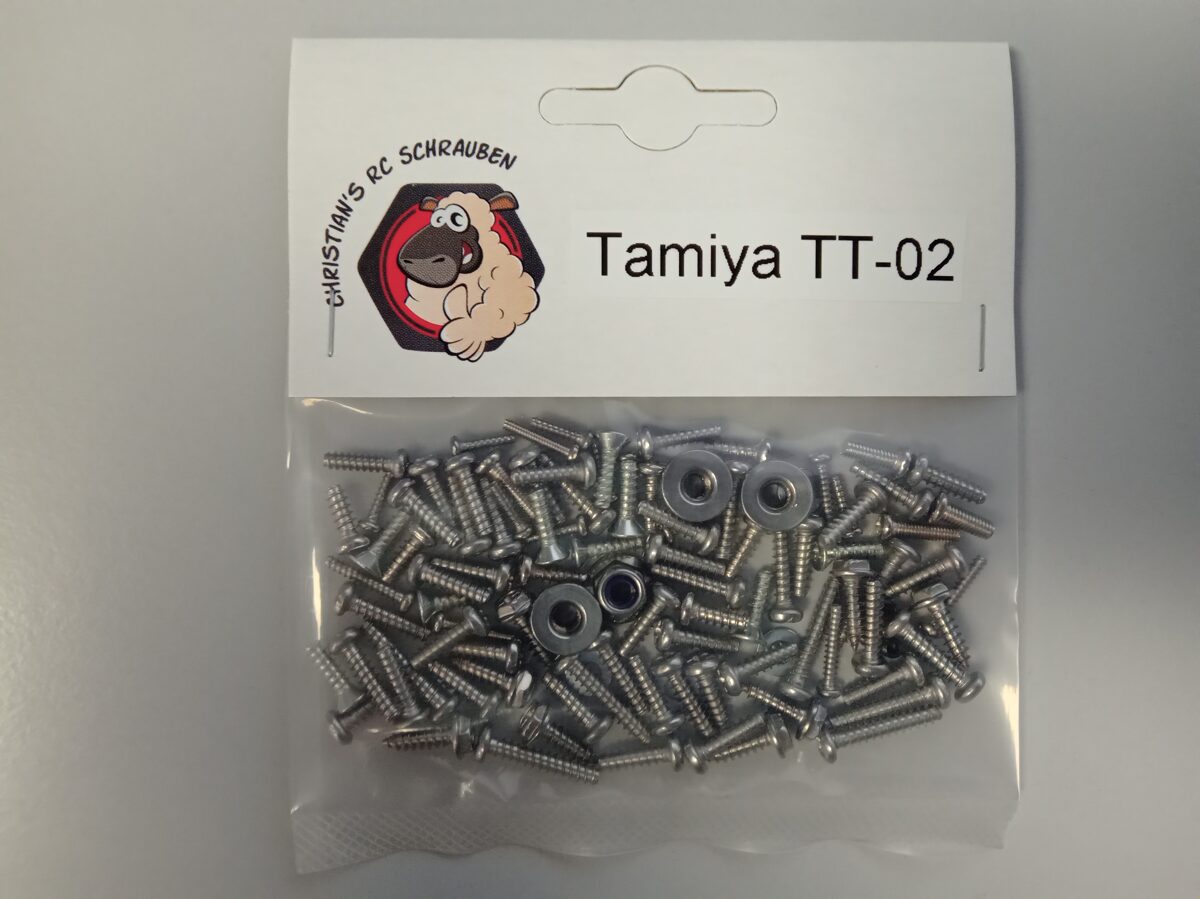 Tamiya TT-02 - 105 Teile