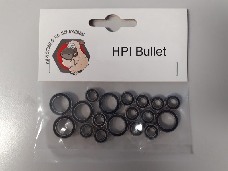 Kugellagerset HPI Bullet ST/MT Flux – 18stk