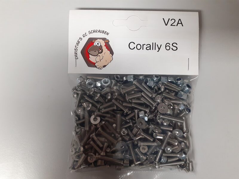 V2A Corally Kronos, Dementor, Muraco, Shogun, Jambo, Radix6 und Phyton 6S- 409Teile